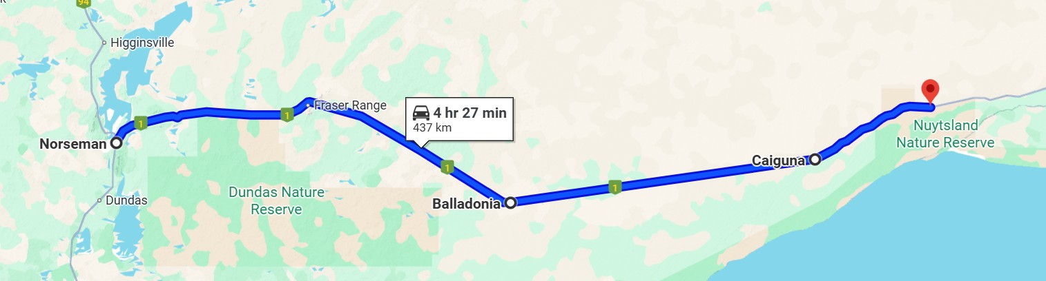 Day 21 – Back on the Nullarbor: Small Trees, 15-Minute Timezones, and a Harley Trike Entourage